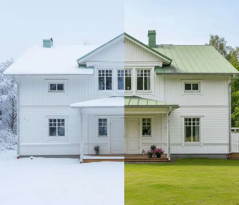 När snön faller – så håller rätt isolering värmen kvar